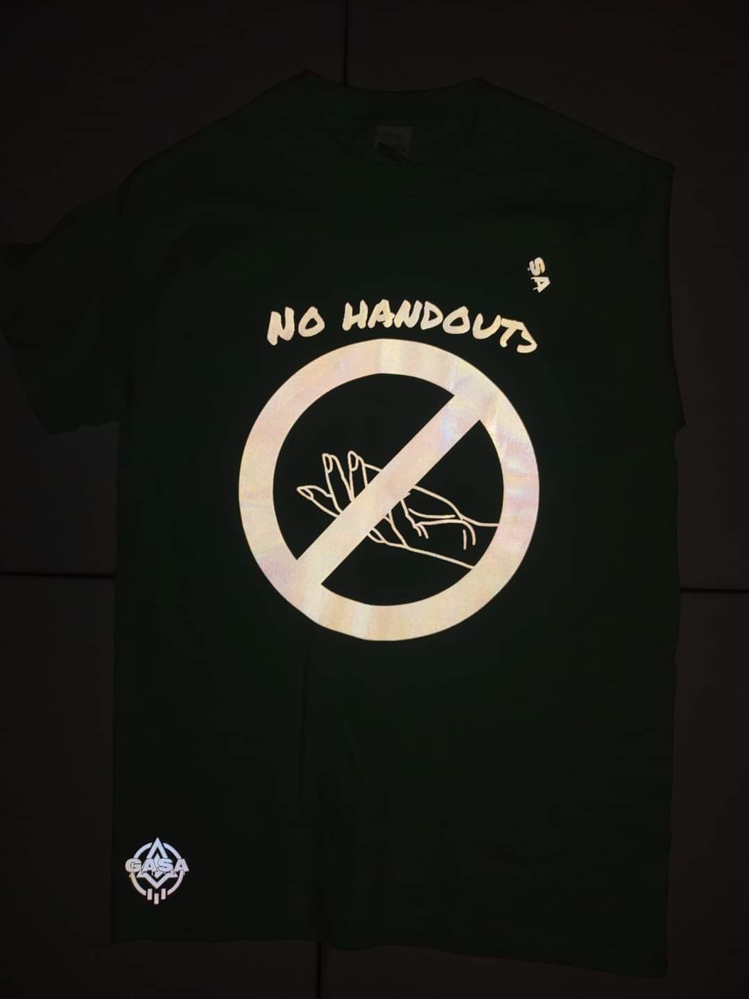 No handouts T-shirts