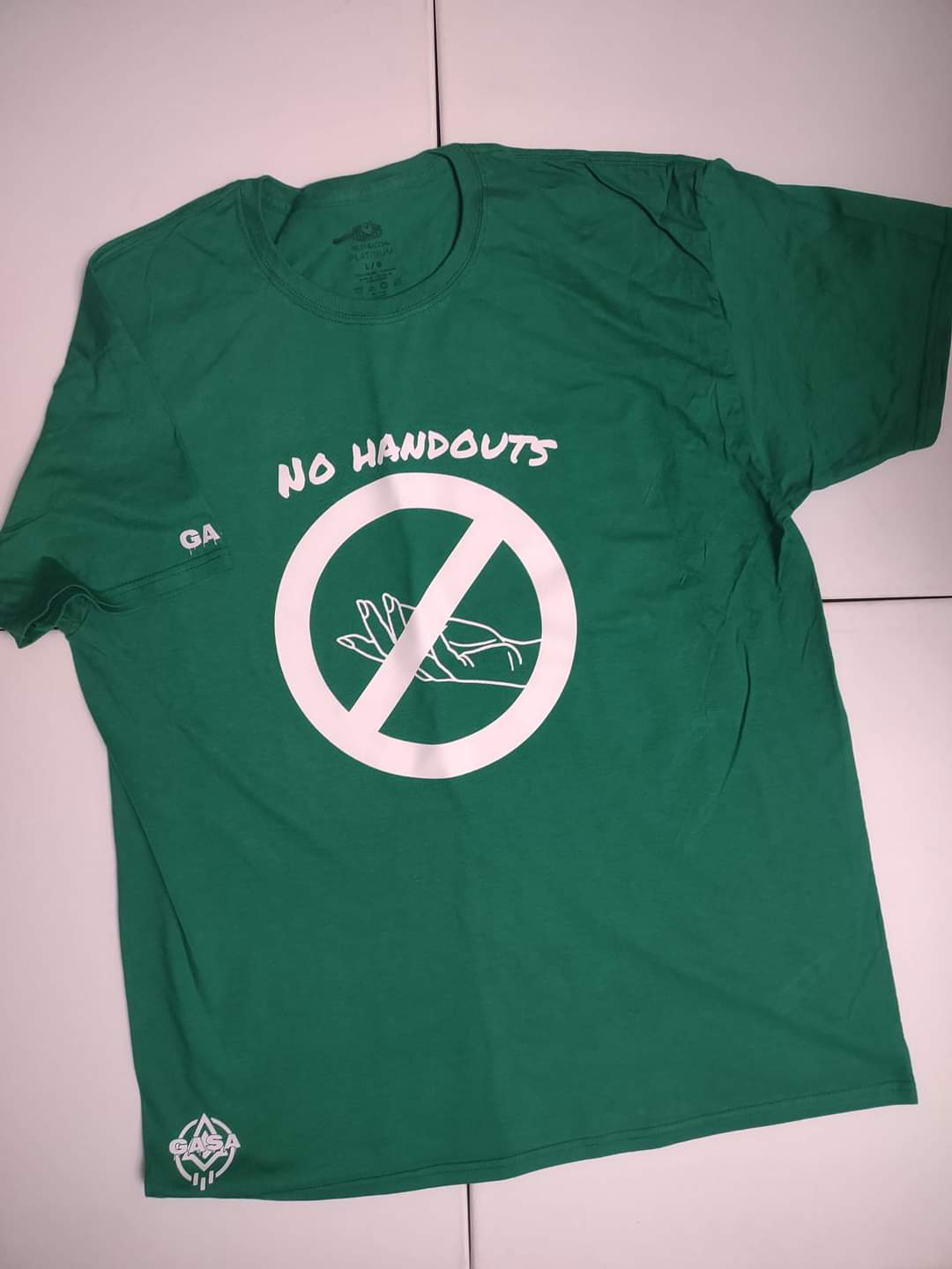 No handouts T-shirts