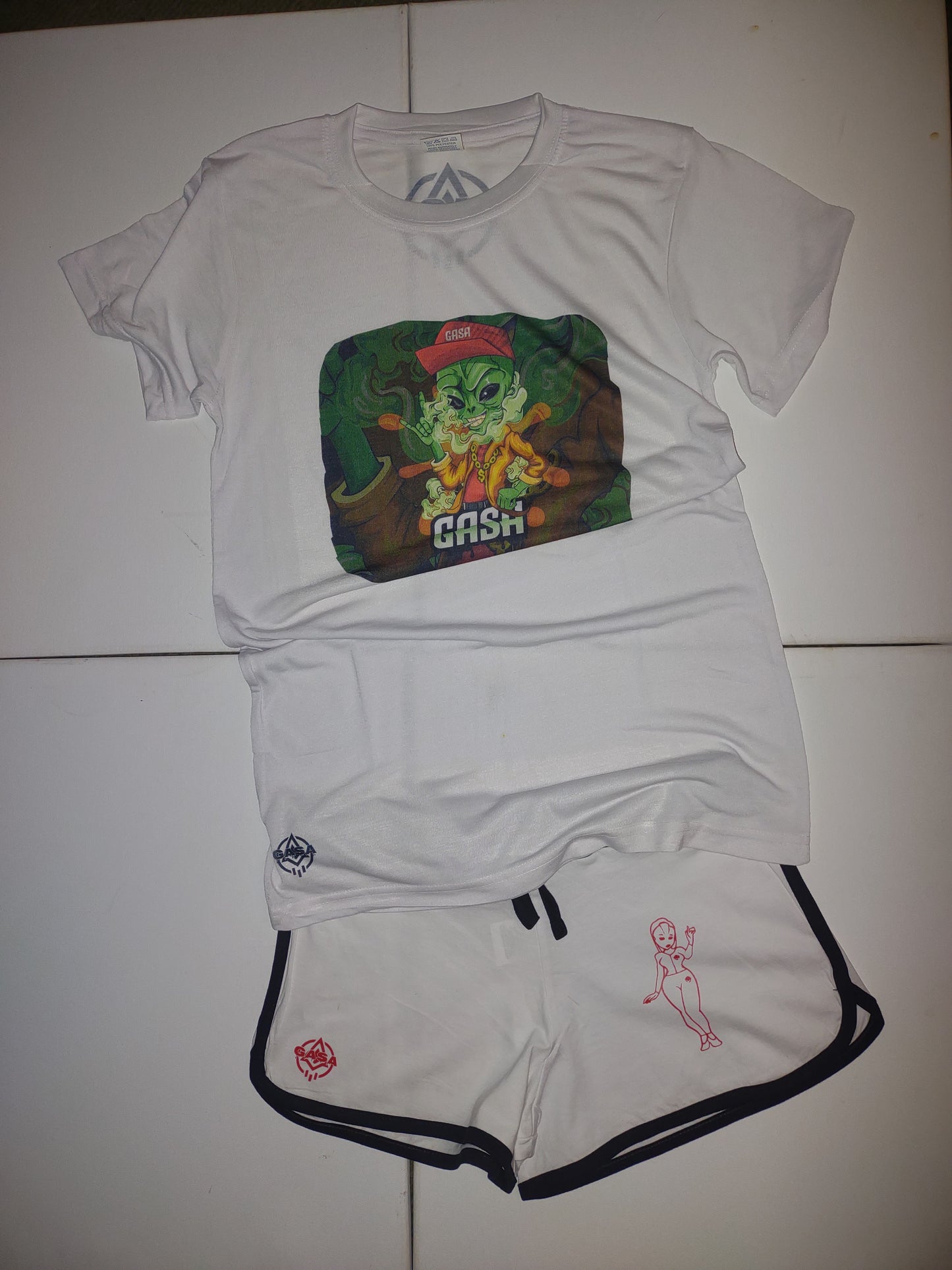 GASA women's T-shirt and shorts combo