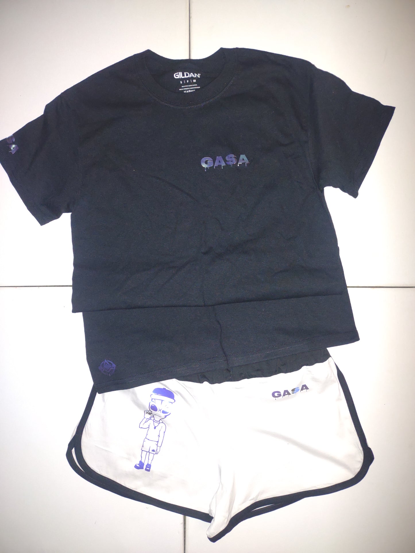 GASA women's T-shirt and shorts combo
