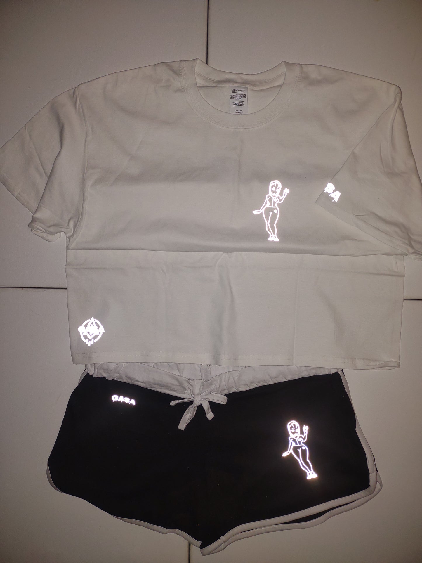 GASA women's T-shirt and shorts combo