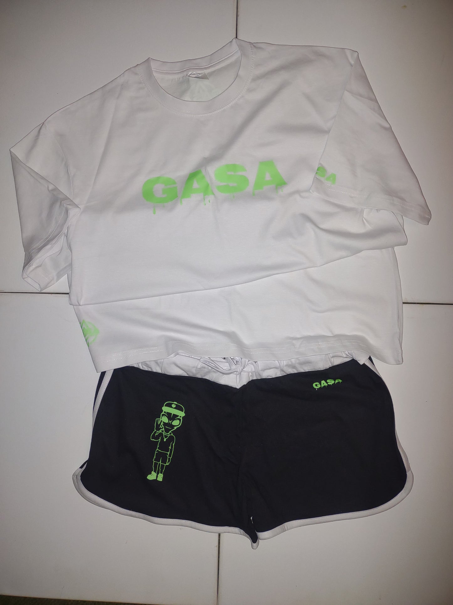 GASA women's T-shirt and shorts combo