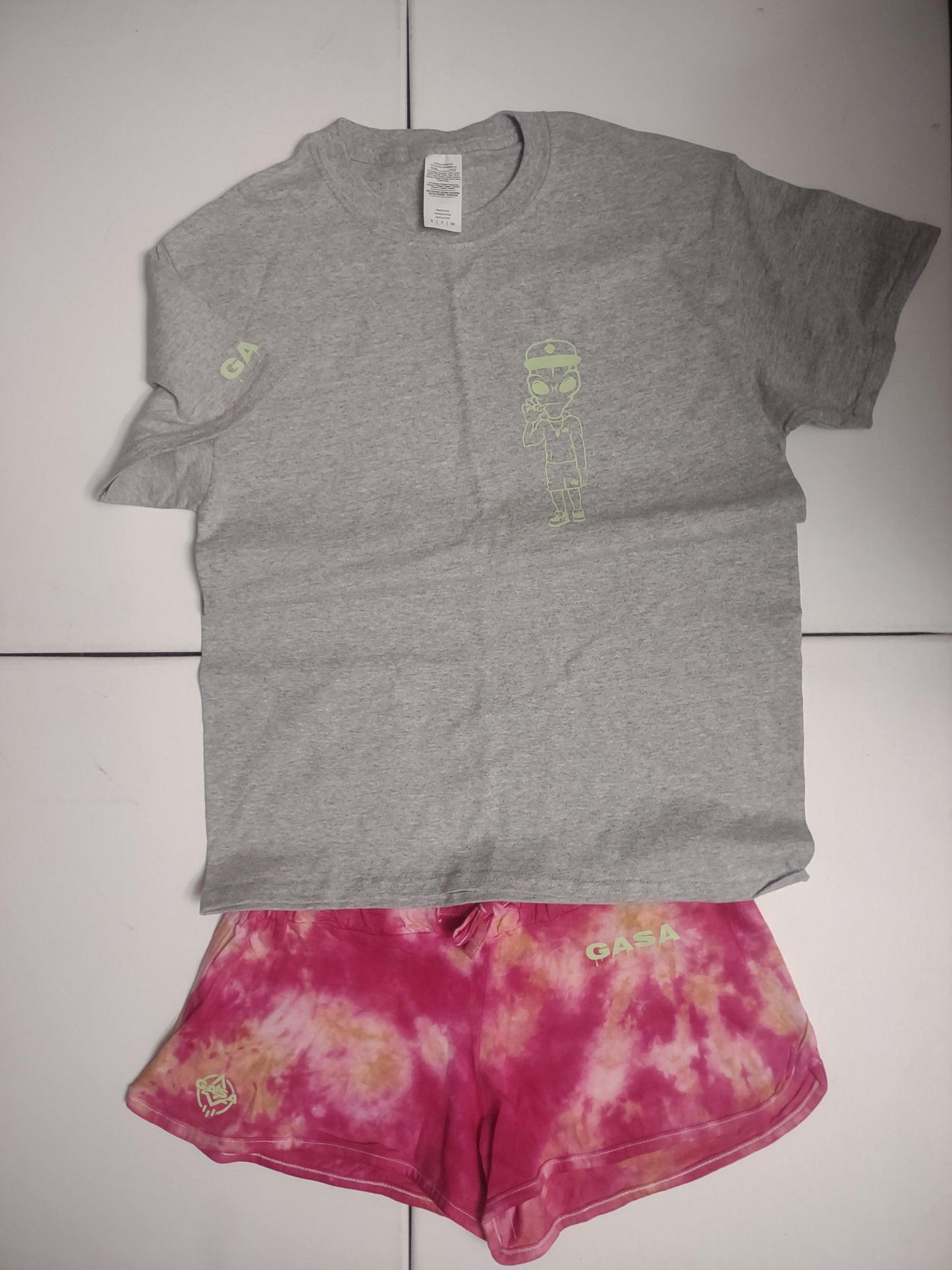 GASA women's T-shirt and shorts combo