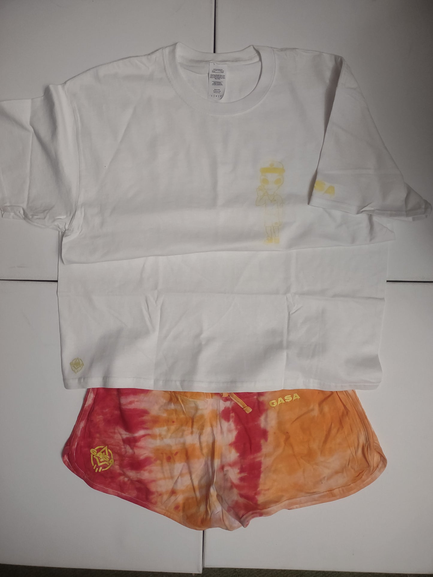 GASA women's T-shirt and shorts combo