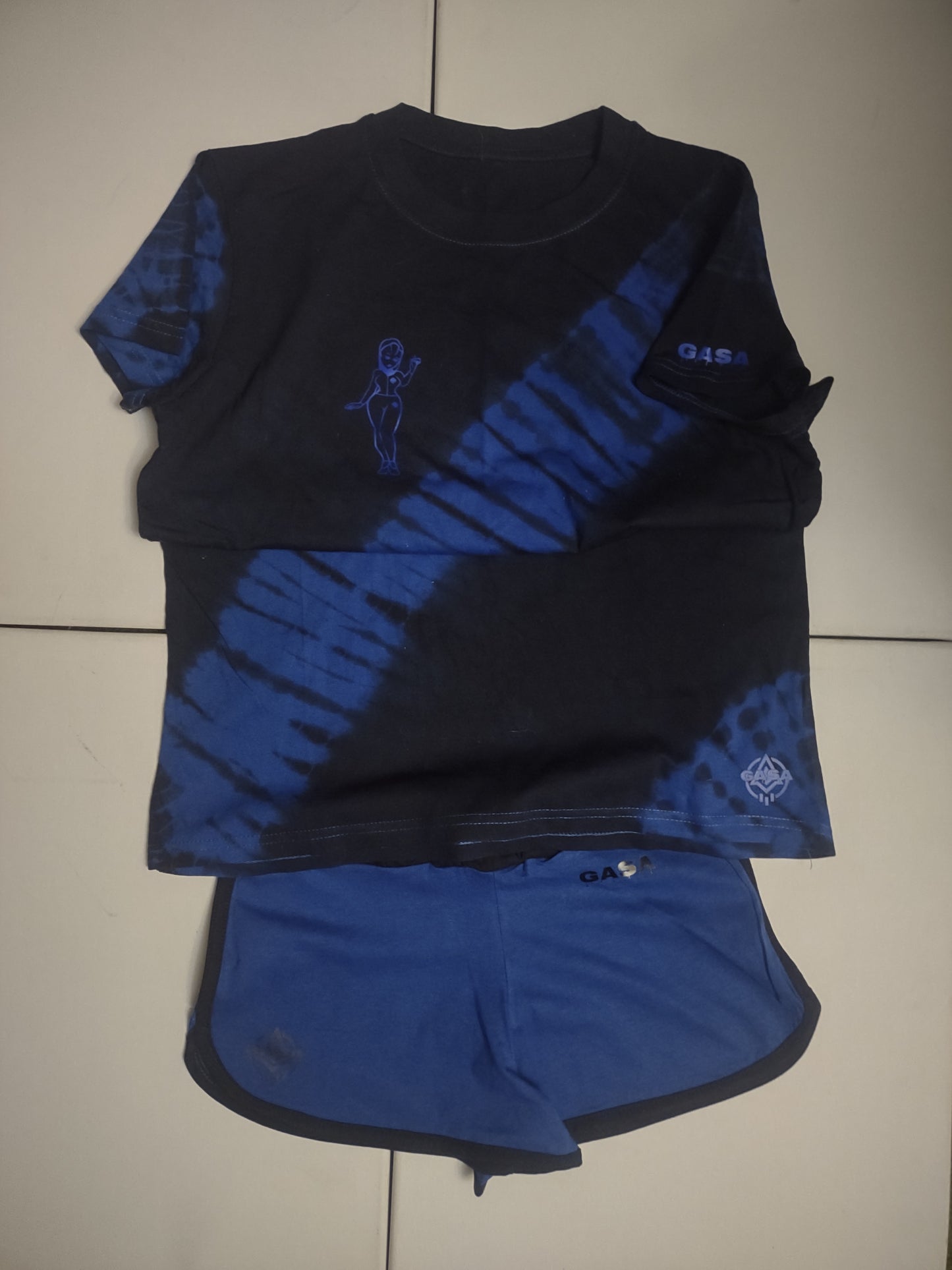 GASA women's T-shirt and shorts combo