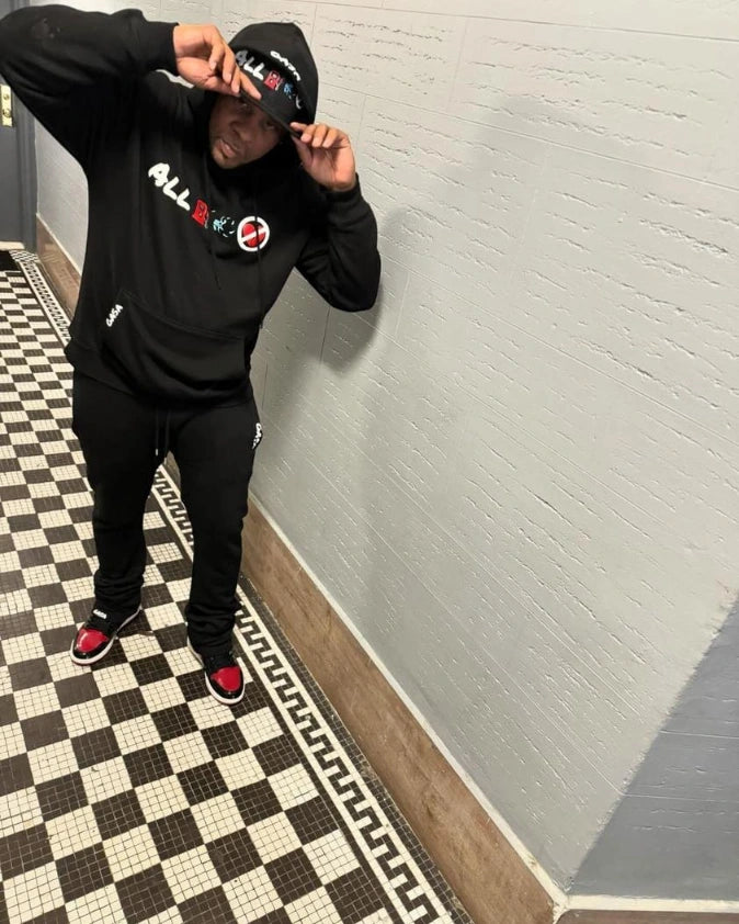 All gas β½ noπ« breaks π stacked sweat suit