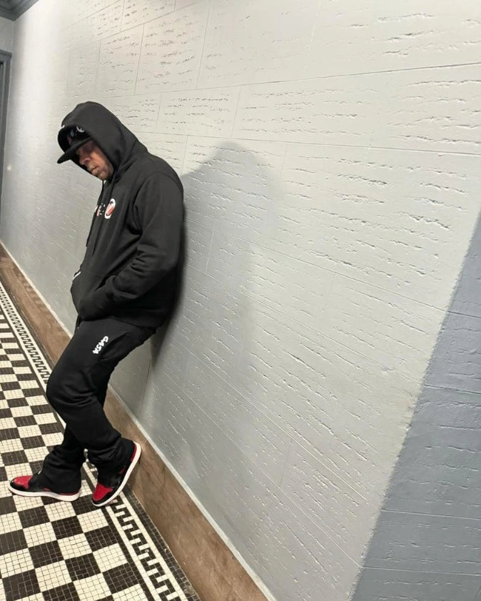 All gas β½ noπ« breaks π stacked sweat suit