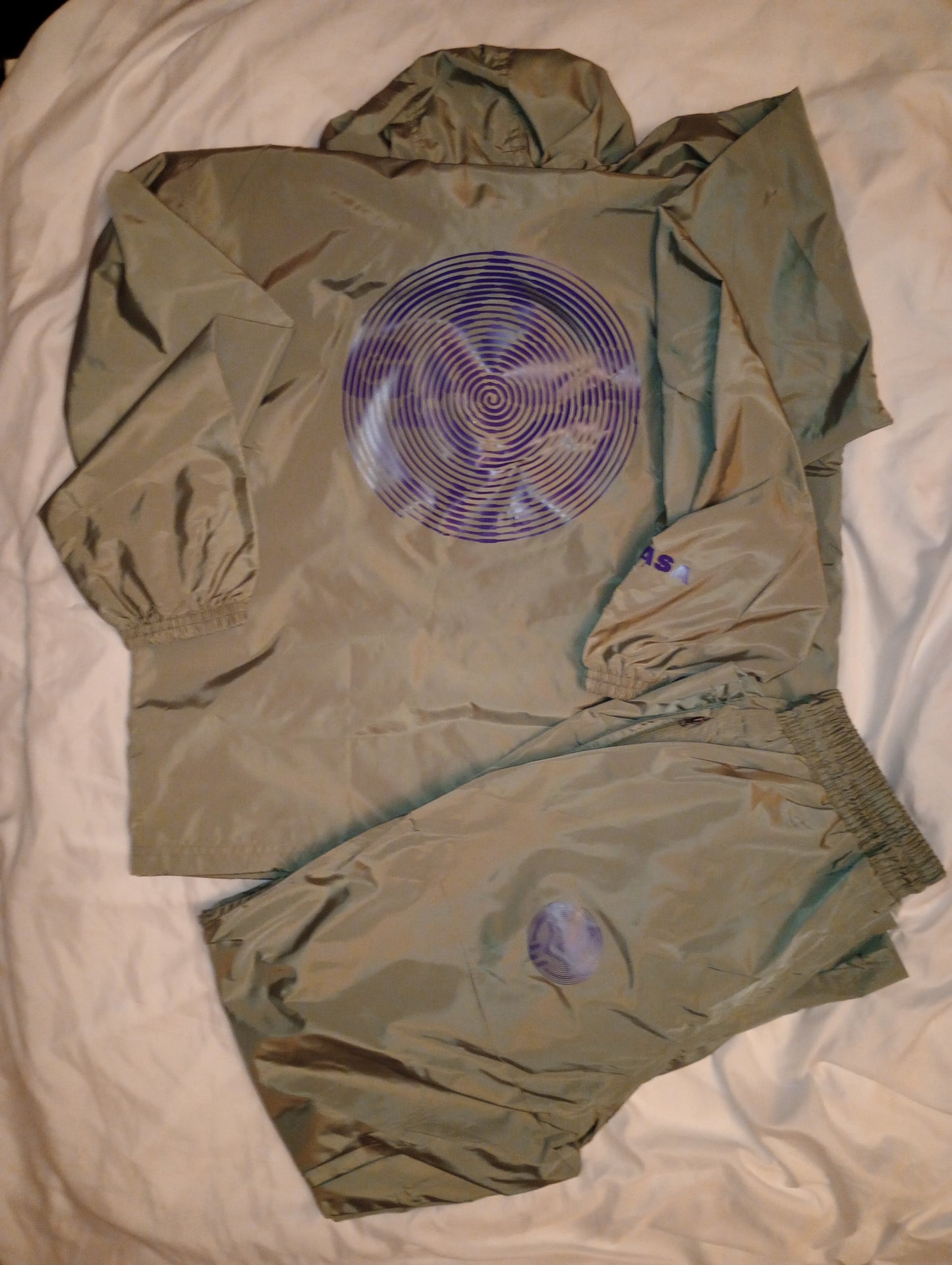 GASA Apparel stacked half zip pullover rain suit