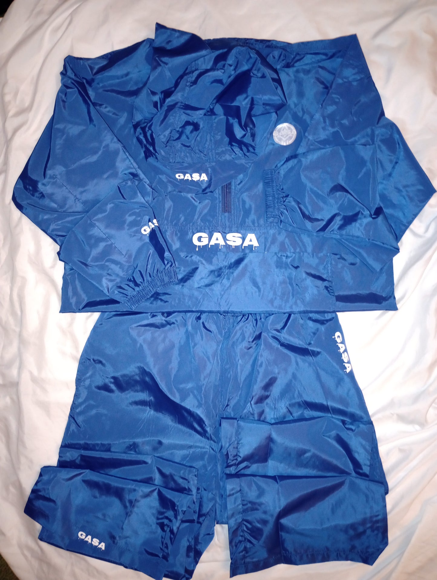 GASA Apparel stacked half zip pullover rain suit