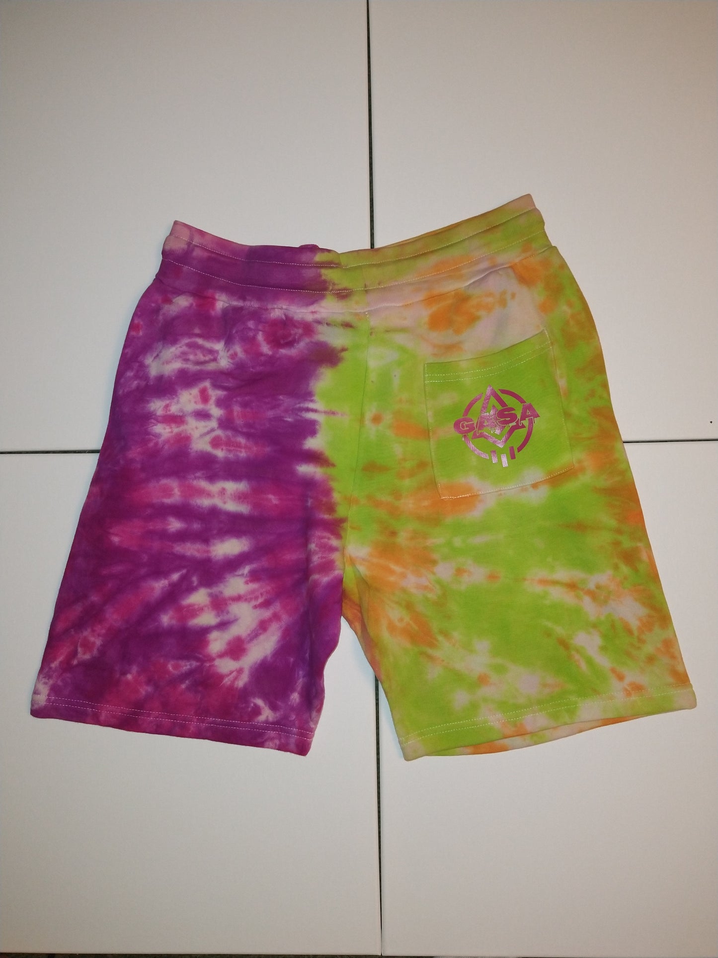 GASA tie-dye shorts