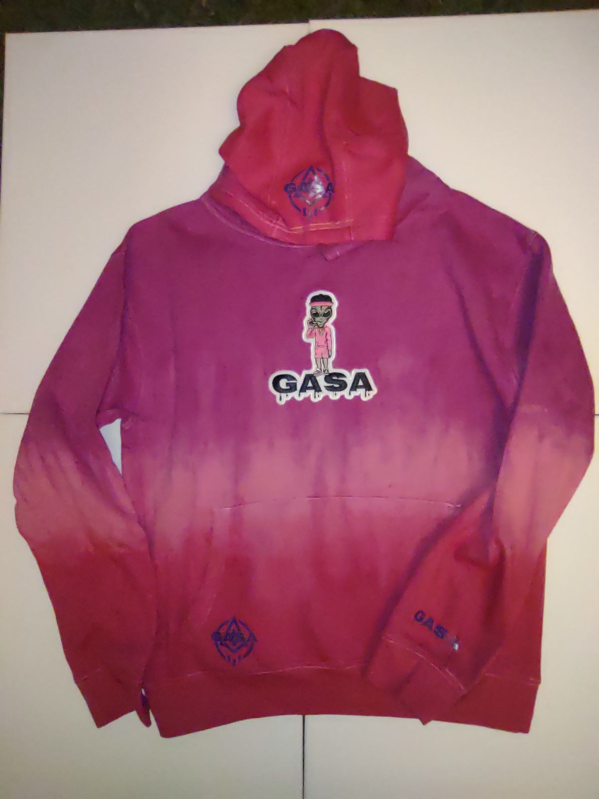 GASA new first Alien embroidery patch hoody