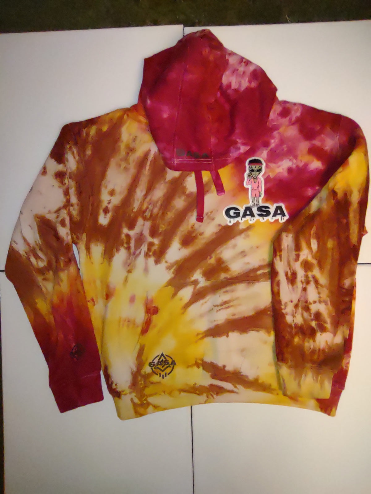 GASA new first Alien embroidery patch hoody