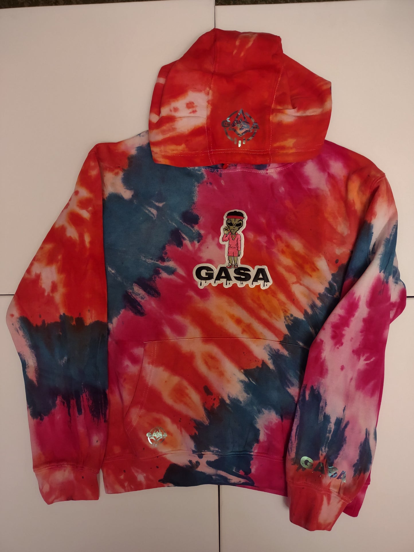 GASA new first Alien embroidery patch hoody
