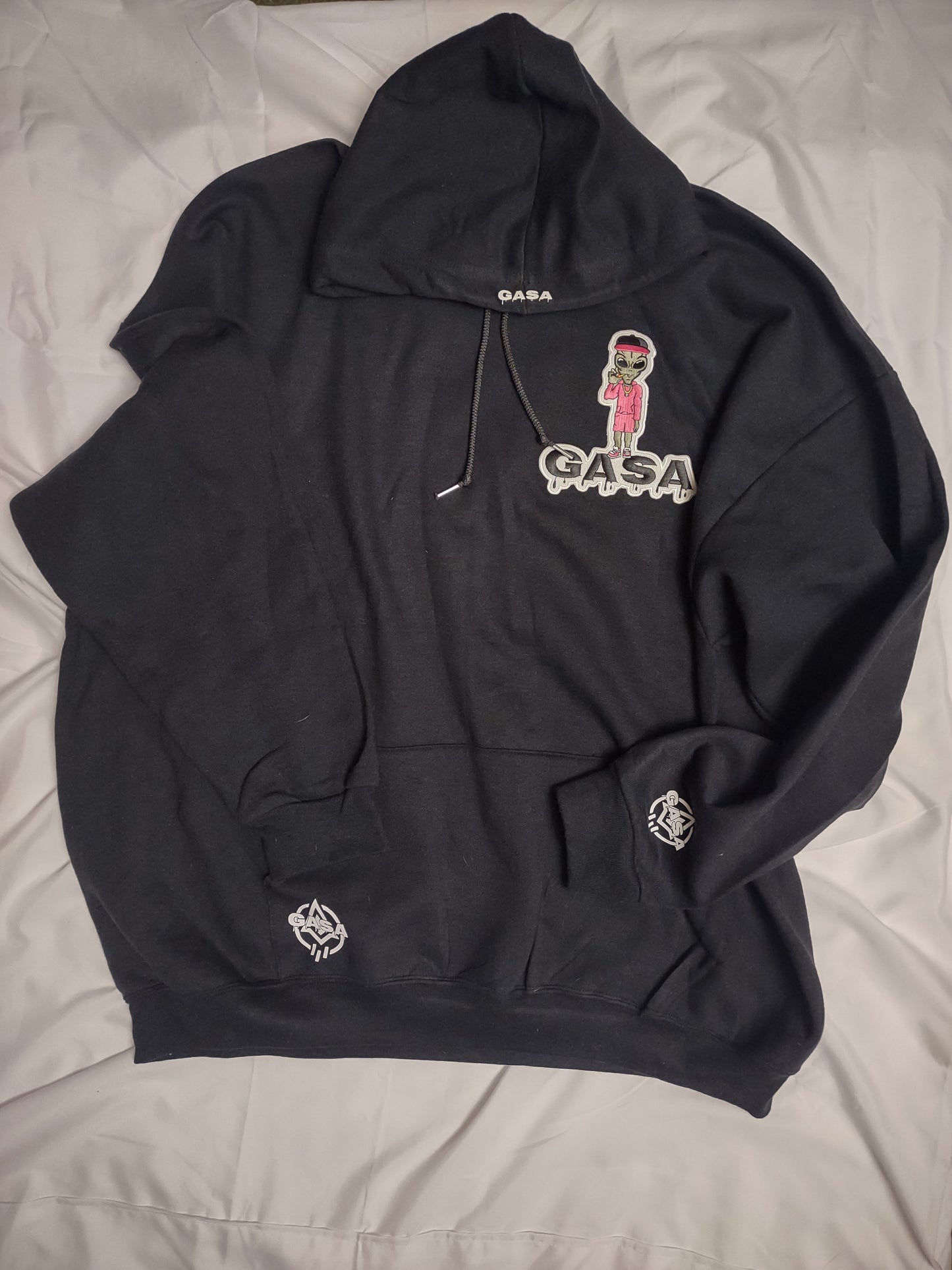 GASA new first Alien embroidery patch hoody