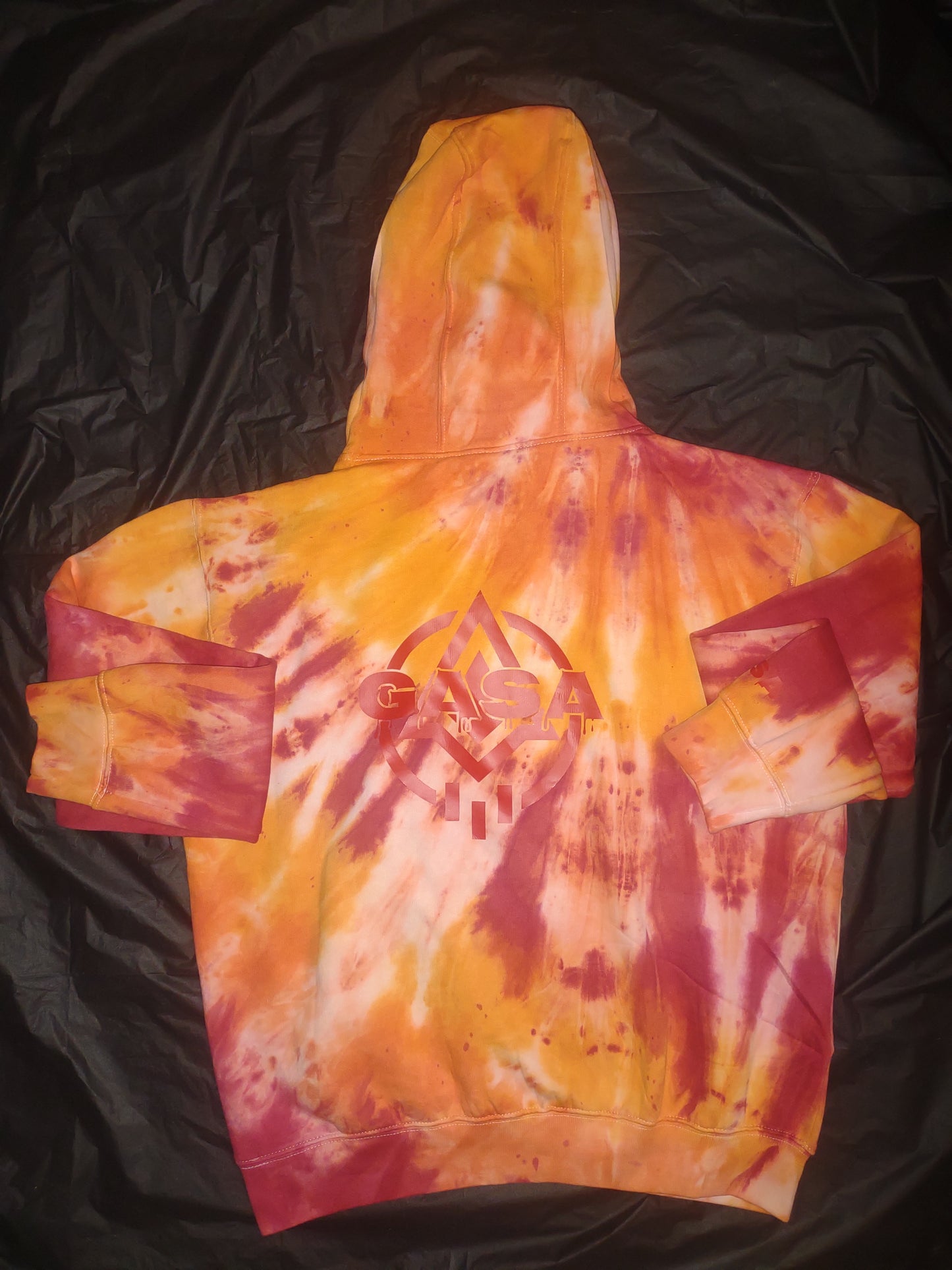 2023 GASA 1st alien patch tie dye hoodie