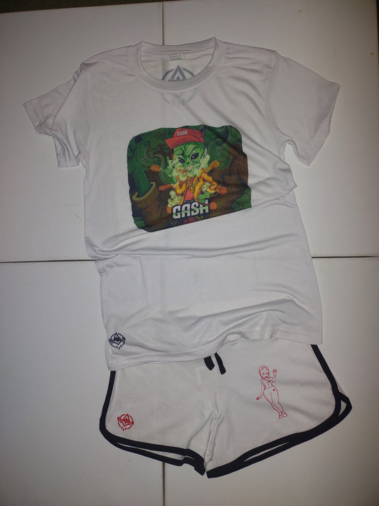 GASA women's T-shirt and shorts combo