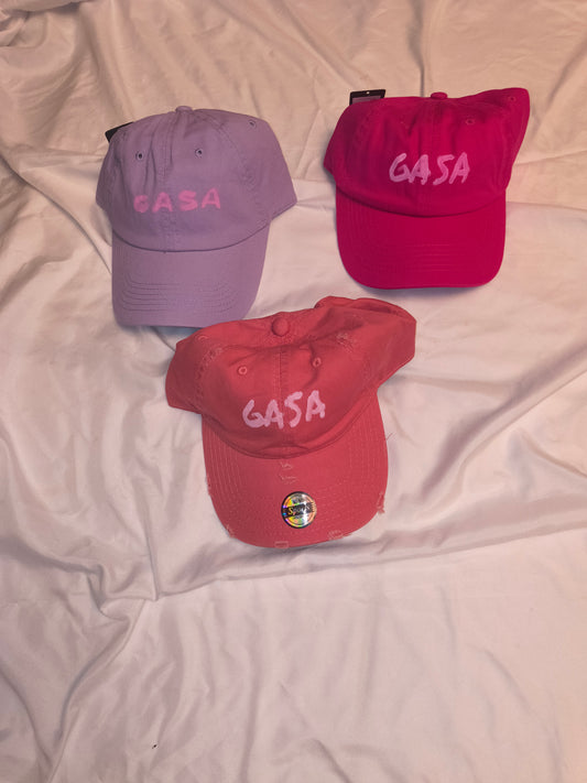 GASA space paint Mom and Dad cap