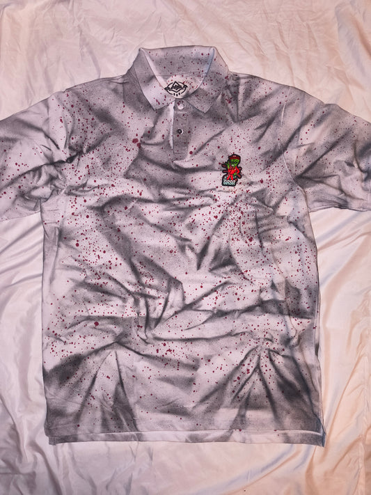 GASA dripping Aurora's polo