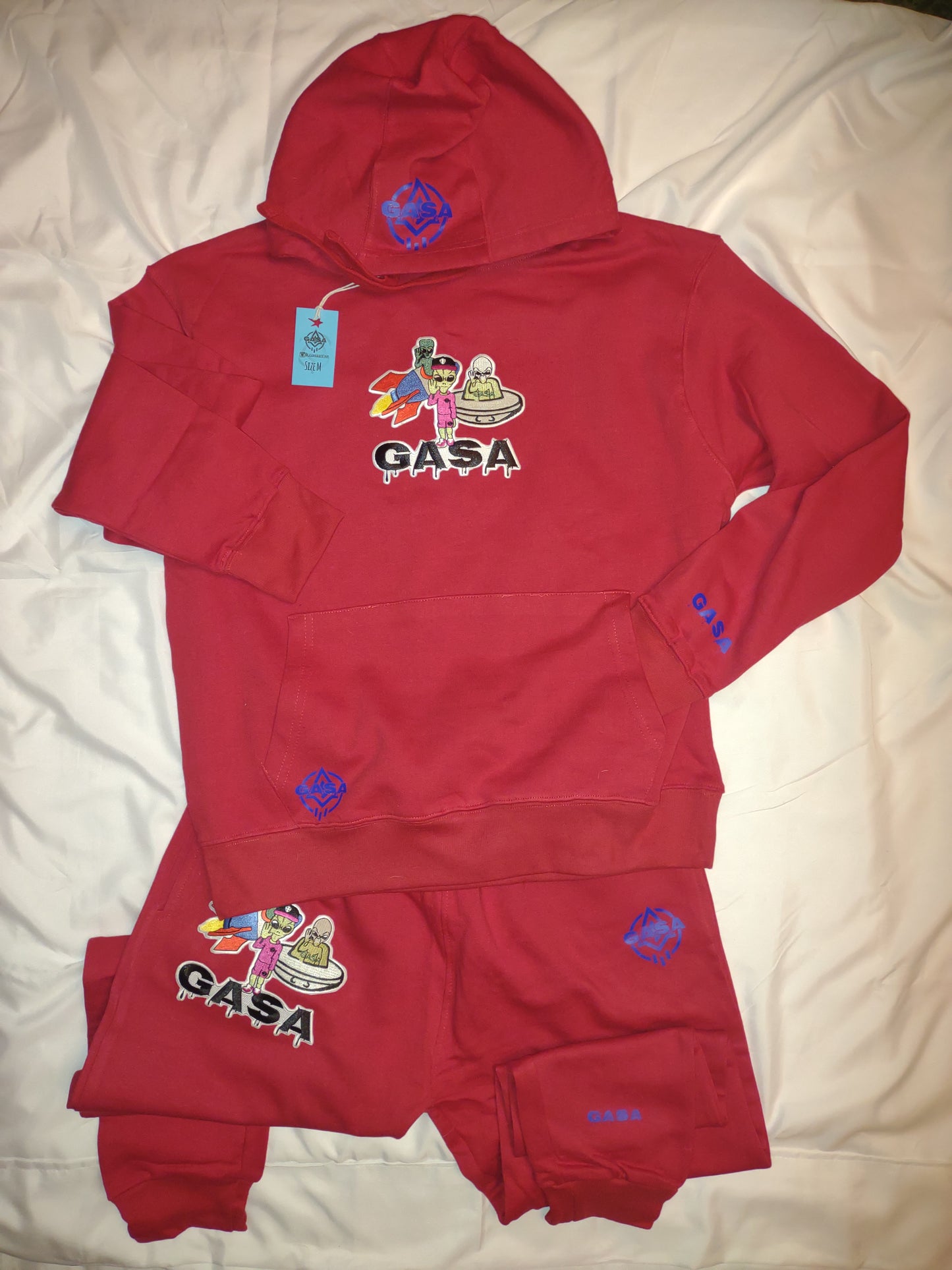 GASA family friendly Alien cotton unisex sweatsuit